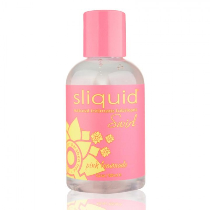 Oralinis lubrikantas Sliquid Naturals Swirl Pink Lemonade, 125 ml Oralinis lubrikantas Sliquid Naturals Swirl Pink Lemonade, 125 ml