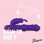 Teazers Silicone Rabbit Vibrator - Purple Teazers Silicone Rabbit Vibrator - Purple