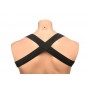 XR Brands - Chest Harness with Armbands - Black - L/XL
