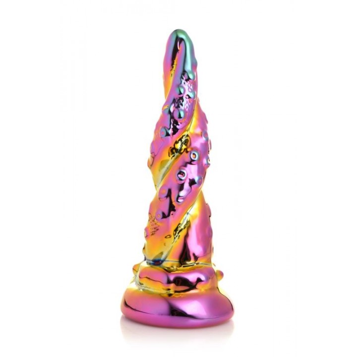 XR Brands - Enchanting Rainbow Glass Dildo - Yellow & Pink XR Brands - Enchanting Rainbow Glass Dildo - Yellow & Pink