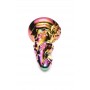 XR Brands - Enchanting Rainbow Glass Dildo - Yellow & Pink XR Brands - Enchanting Rainbow Glass Dildo - Yellow & Pink