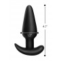 BANG! - Vibrating Butt Plug with Remote Control - Black