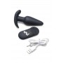 BANG! - Vibrating Butt Plug with Remote Control - Black