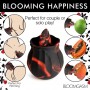 BLOOMGASM - Black Kiss Rimming Rose Vibrator - Red/Black BLOOMGASM - Black Kiss Rimming Rose Vibrator - Red/Black