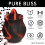 BLOOMGASM - Black Kiss Rimming Rose Vibrator - Red/Black BLOOMGASM - Black Kiss Rimming Rose Vibrator - Red/Black