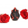 BLOOMGASM - Black Kiss Rimming Rose Vibrator - Red/Black BLOOMGASM - Black Kiss Rimming Rose Vibrator - Red/Black