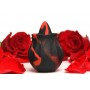BLOOMGASM - Black Kiss Rimming Rose Vibrator - Red/Black BLOOMGASM - Black Kiss Rimming Rose Vibrator - Red/Black