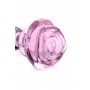 BOOTY SPARKS - Rose Glass Anal Plug Small - Pink