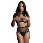 Duo Net 2-piece bra set black