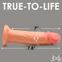 JOCK - Real Skin Vibrating Dildo - 8" & Light Skin JOCK - Real Skin Vibrating Dildo - 8" & Light Skin