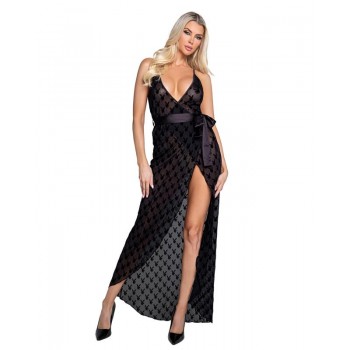 Playboy Lingerie - Bunny Noir Slip Dress Playboy Lingerie - Bunny Noir Slip Dress