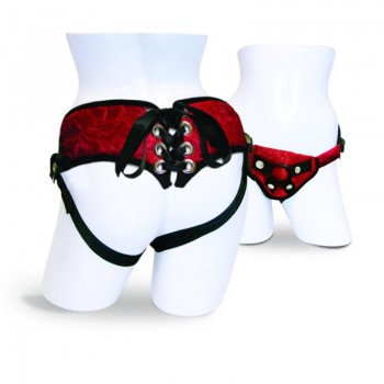 Sportsheets - Red Lace Corsette Strap-On Sportsheets - Red Lace Corsette Strap-On