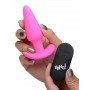 BANG! - Vibrating Butt Plug with Remote Control - Pink