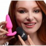 BANG! - Vibrating Butt Plug with Remote Control - Pink