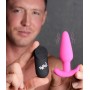 BANG! - Vibrating Butt Plug with Remote Control - Pink