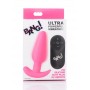BANG! - Vibrating Butt Plug with Remote Control - Pink