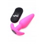 BANG! - Vibrating Butt Plug with Remote Control - Pink