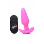 BANG! - Vibrating Butt Plug with Remote Control - Pink