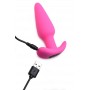 BANG! - Vibrating Butt Plug with Remote Control - Pink