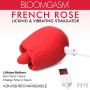 BLOOMGASM - French Rose Licking & Vibrating Stimulator - Red BLOOMGASM - French Rose Licking & Vibrating Stimulator - Red