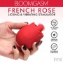 BLOOMGASM - French Rose Licking & Vibrating Stimulator - Red BLOOMGASM - French Rose Licking & Vibrating Stimulator - Red
