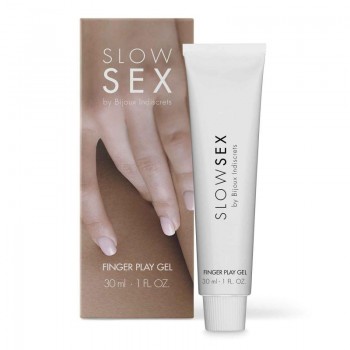 Ūdens bāzes gēls Bijoux Indiscrets Slow Sex Finger Play Gel, 30 ml Ūdens bāzes gēls Bijoux Indiscrets Slow Sex Finger Play Gel, 30 ml