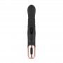 Rosy Gold - Rabbit Vibrator with thrusting function - Black