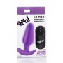 BANG! - Vibrating Butt Plug with Remote Control - Purple