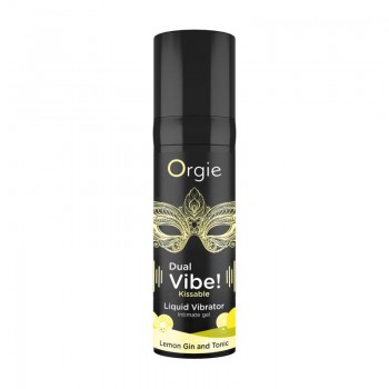 Orgie - Dual Vibe Liquid Vibrator Lemon Gin & Tonic Orgie - Dual Vibe Liquid Vibrator Lemon Gin & Tonic