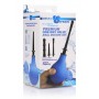 Anālā klizma ar 3 uzgaļiem un pretplūsmas vārstu unisex zila 280 mm XR Brands