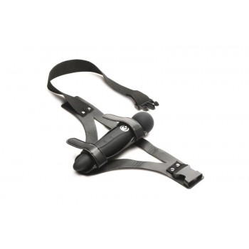 XR Brands - Thunder Strap Wand Thigh Harness - Black XR Brands - Thunder Strap Wand Thigh Harness - Black