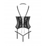 Korsetas ir kelnaitės Alessya Obsessive, juodas Korsetas ir kelnaitės Alessya Obsessive, juodas