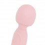 Good Vibes Only - Double-Sided Wand Vibrator - Soft Silicone - Pink