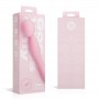 Good Vibes Only - Double-Sided Wand Vibrator - Soft Silicone - Pink