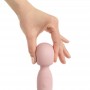 Good Vibes Only - Double-Sided Wand Vibrator - Soft Silicone - Pink