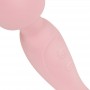 Good Vibes Only - Double-Sided Wand Vibrator - Soft Silicone - Pink