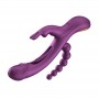 HoneyPlayBox - Trilux Kinky Finger Rabbit Vibrator - Purple