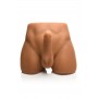 JOCK - Ass Masturbator with Posable Dildo - Medium Tone