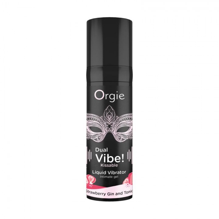 Orgie - Dual Vibe Liquid Vibrator Strawberry Gin & Tonic Orgie - Dual Vibe Liquid Vibrator Strawberry Gin & Tonic