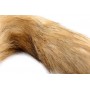 TAILZ - Fox Tail Glass Anal Plug - Orange with Faux Fur Tail TAILZ - Fox Tail Glass Anal Plug - Orange with Faux Fur Tail
