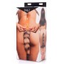 TAILZ - Fox Tail Glass Anal Plug - Orange with Faux Fur Tail TAILZ - Fox Tail Glass Anal Plug - Orange with Faux Fur Tail
