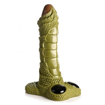 XR Brands - Giant Scaly Swamp Monster Dildo - Green XR Brands - Giant Scaly Swamp Monster Dildo - Green