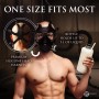 Silikona inhalācijas gāzmaska ar aromāta pudeli, unisex, melnbalta, viens izmērs, XR Brands