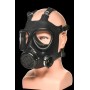 Silikona inhalācijas gāzmaska ar aromāta pudeli, unisex, melnbalta, viens izmērs, XR Brands