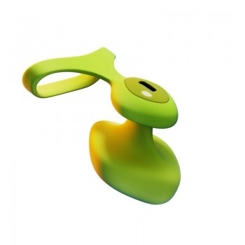 Dame - Fin 2.0 Finger Vibrator - Citrus Dame - Fin 2.0 Finger Vibrator - Citrus
