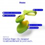 Dame - Fin 2.0 Finger Vibrator - Citrus Dame - Fin 2.0 Finger Vibrator - Citrus