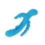 HoneyPlayBox - Trilux Kinky Finger Rabbit Vibrator - Blue