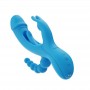 HoneyPlayBox - Trilux Kinky Finger Rabbit Vibrator - Blue
