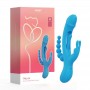 HoneyPlayBox - Trilux Kinky Finger Rabbit Vibrator - Blue