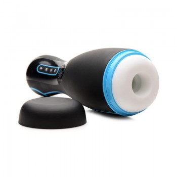 THE MILKER - Extreme 16X Sucking Masturbator - Black/Blue